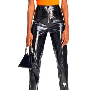 I.AM.GIA Black Vinyl Pants